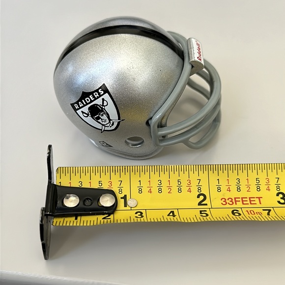 Oakland Raiders NFL Vintage Pocket Pro Mini Riddell Football Helmet - Picture 4 of 6